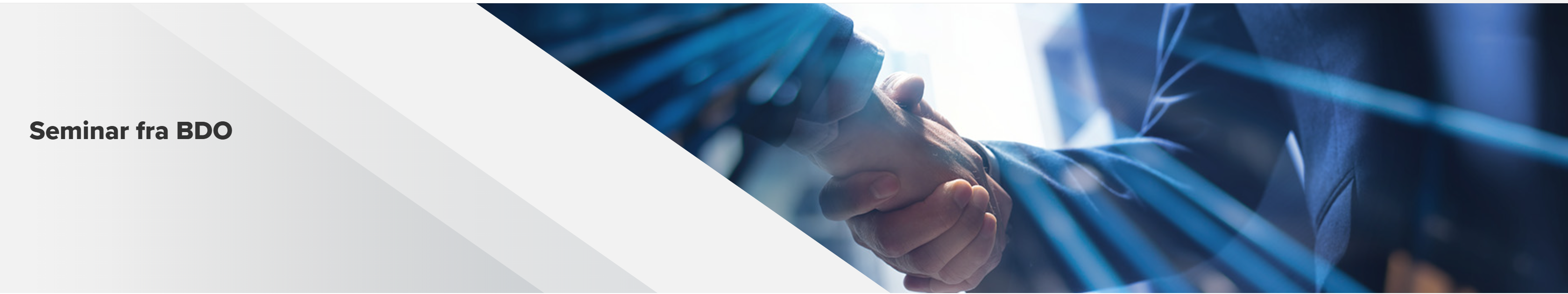 Transaksjonsseminar fra BDO